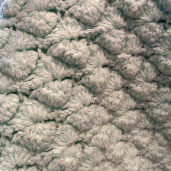 Vintage mint green blanket - Picture 3 of 3